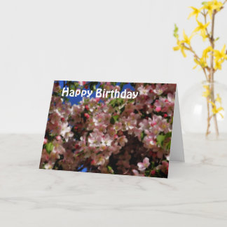 Tarjeta Aniversario de las Flores Rosa