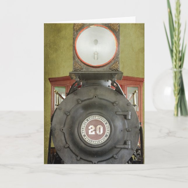 Tarjeta Aniversario de las Obras Locomotoras (Anverso)