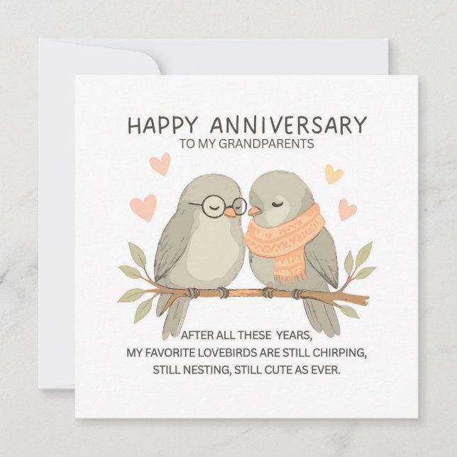 Tarjeta Aniversario de los abuelos (Anverso)