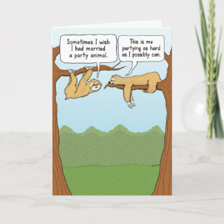 Tarjeta Aniversario de los animales de Fiesta eslovaco y g