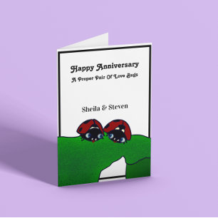 Tarjeta Aniversario de los Bugs de Amor