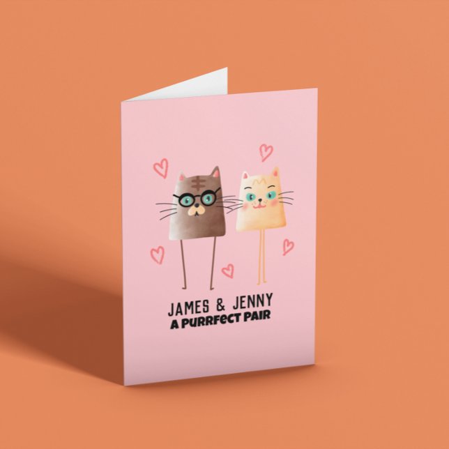 Tarjeta Aniversario de los gatos (Subido por el creador)