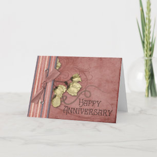 Tarjeta Aniversario de los remolinos del bonito