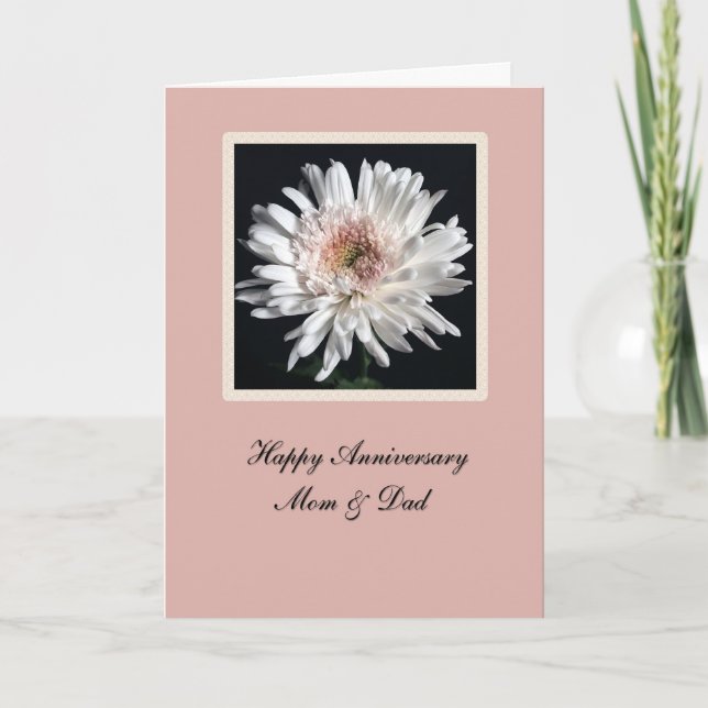 Tarjeta Aniversario de mamá papá (Anverso)