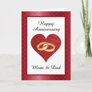Tarjeta Aniversario de Mamá y Papá