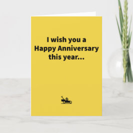 Tarjeta Aniversario de Mini Mower