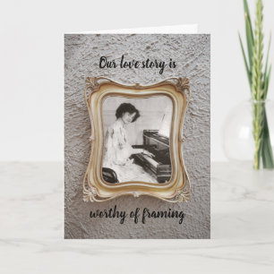 Tarjeta Aniversario de nuestra Historia de Amor "Agrega tu