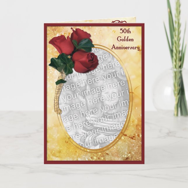 Tarjeta Aniversario de Oro 50 (Anverso)