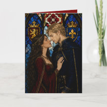 Aniversario de pareja medieval del día de San Vale