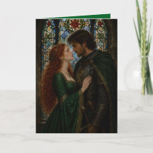 Aniversario de pareja medieval día de San Valentín