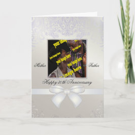 Tarjeta Aniversario de Pearl Boda