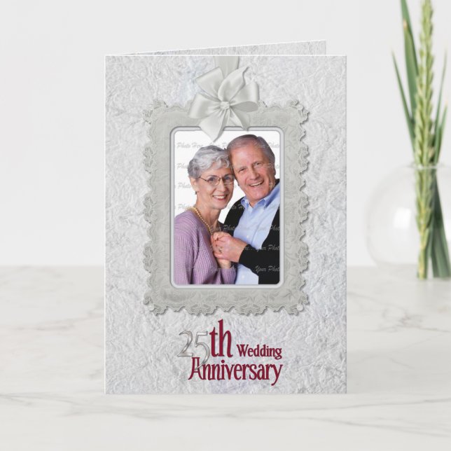 Tarjeta Aniversario de Plata (Anverso)