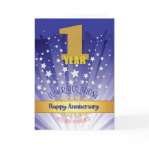 Aniversario de recuperación de 1 año Número en neg