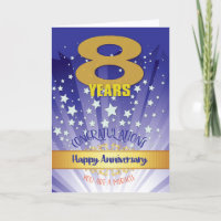 Aniversario de Recuperación de 8 Años Número en Ne