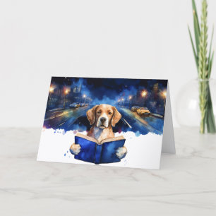 Tarjeta Aniversario de recuperación del perro sobrio leyen