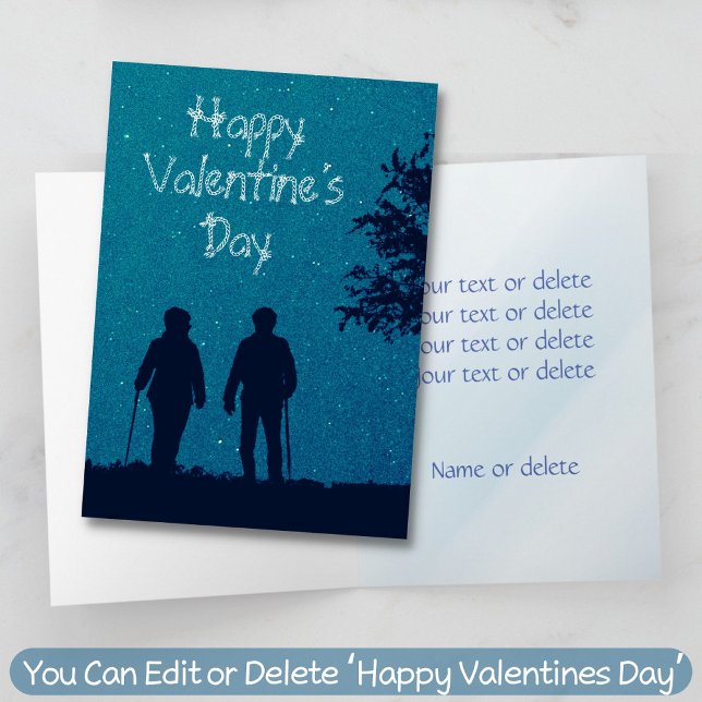 Tarjeta Aniversario de San Valentín de pareja de ancianos  (Subido por el creador)