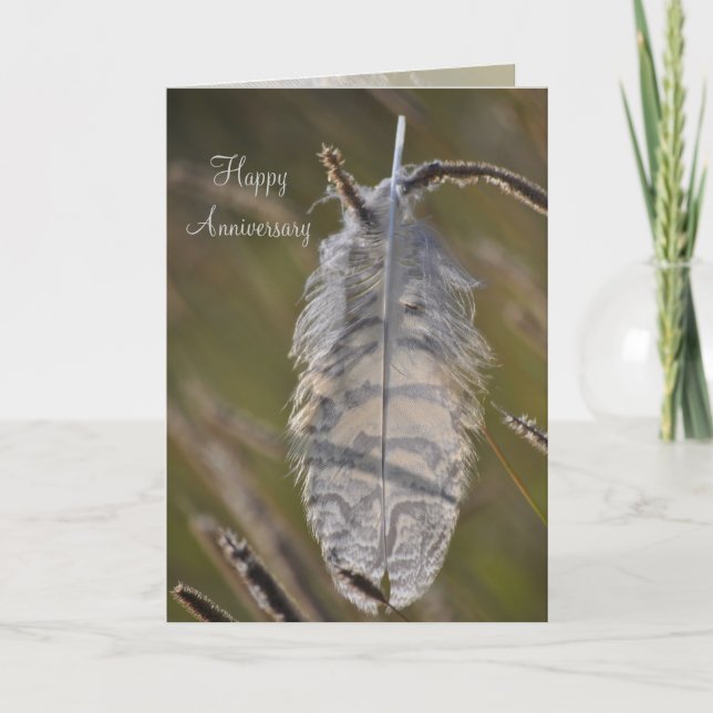 Tarjeta Aniversario de Spirit Feather (Anverso)