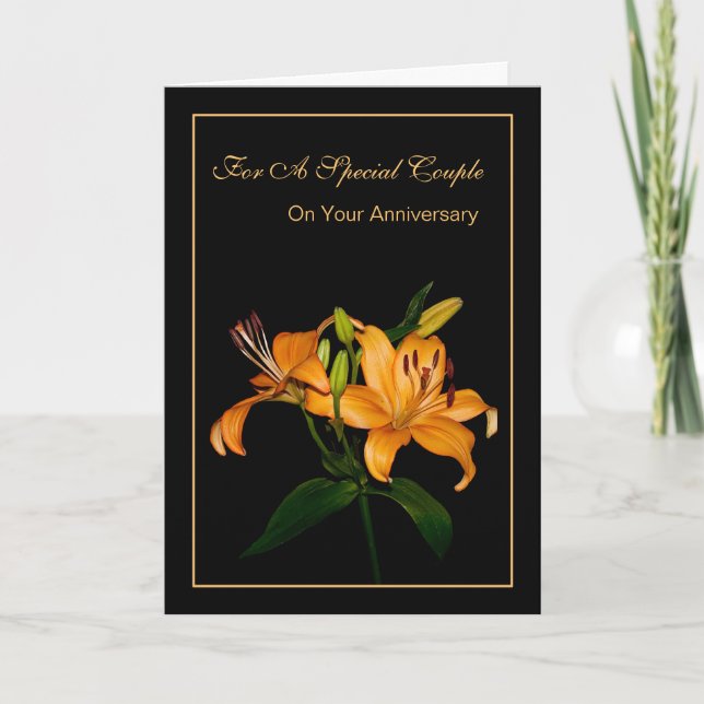 Tarjeta Aniversario De Una Pareja Especial (Anverso)
