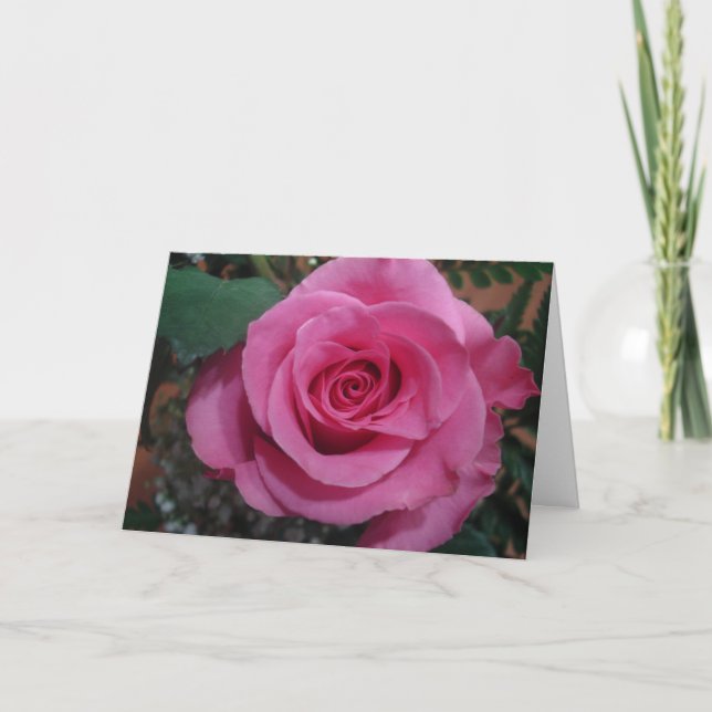 Tarjeta Aniversario de una serie de rosas mortales1 (Anverso)