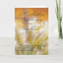 Aniversario del 25 de la Ordenación Sacerdothood L