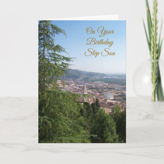 Tarjeta Aniversario del Aniversario del Paso del Paisaje (Anverso)