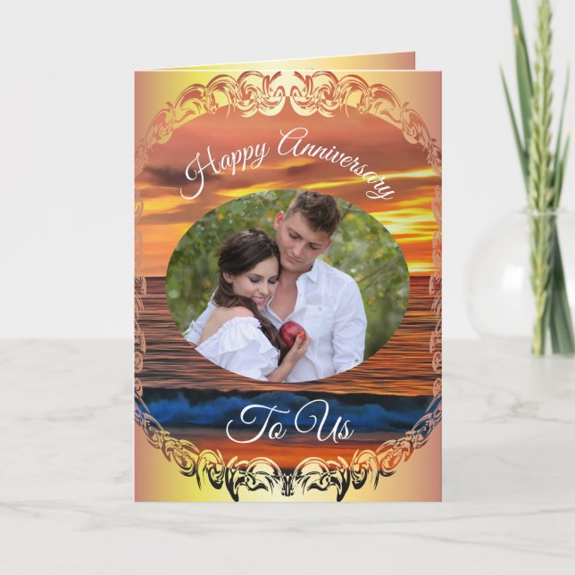 Tarjeta Aniversario del atardecer 1577 (Anverso)