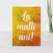 Aniversario del cumpleaños rumano La multi ani