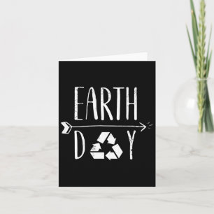 Tarjeta Aniversario del Día de la Tierra Reciclaje Cute Vi