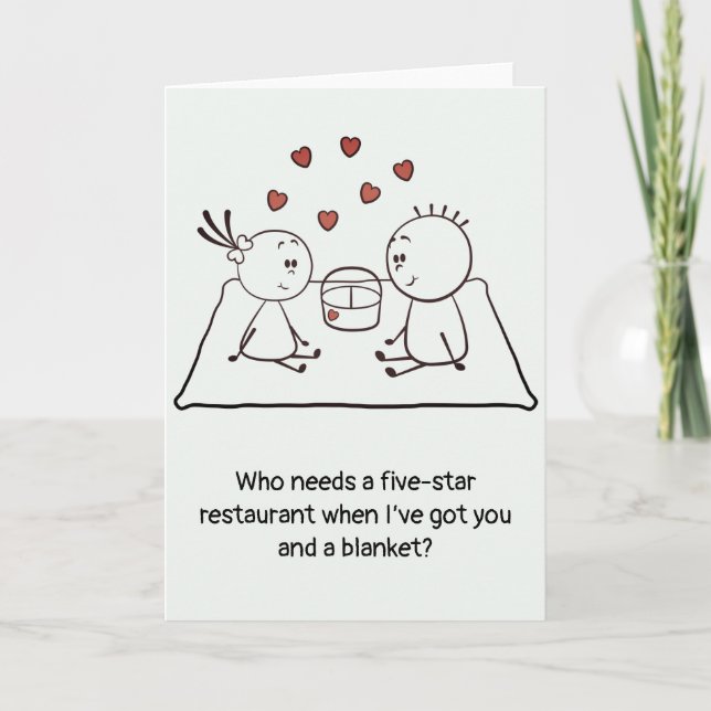 Tarjeta Aniversario del Día de San Valentín Divertido Dood (Anverso)