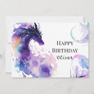 Tarjeta Aniversario del Dragón con encanto