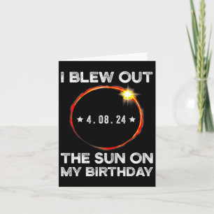 Tarjeta Aniversario Del Eclipse Solar Salí Del Sol En Mi B
