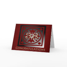 Aniversario del empleado de 38 años Elegante Rojo 