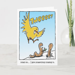 Tarjeta Aniversario del gorjeo