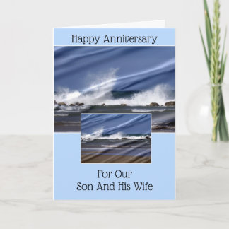 Tarjeta Aniversario Del Hijo Y La Esposa Boda