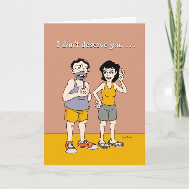 Tarjeta Aniversario del Hombre Afortunado (Anverso)