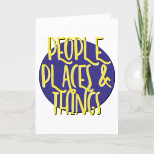 Tarjeta Aniversario del lema de recuperación de lugares y 