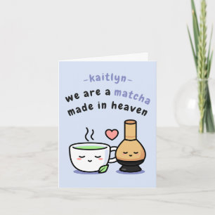 Tarjeta Aniversario del nombre de la taza azul del persona