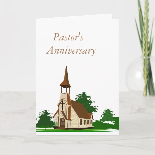 Tarjeta Aniversario del Pastor (Anverso)
