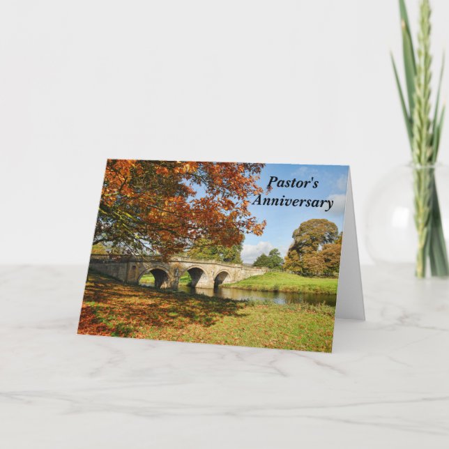 Tarjeta Aniversario del Pastor (Anverso)