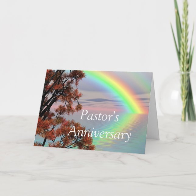 Tarjeta Aniversario del Pastor (Anverso)
