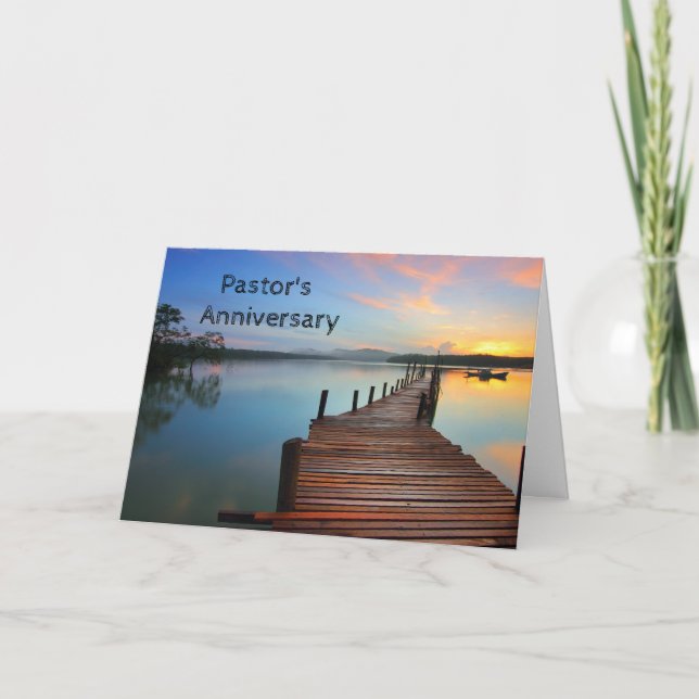 Tarjeta Aniversario del Pastor (Anverso)