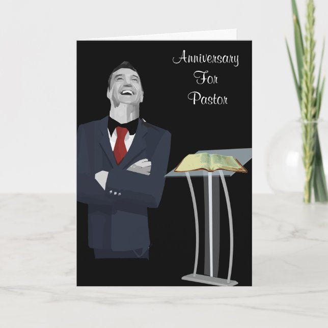 Tarjeta Aniversario del Pastor (Anverso)