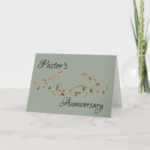 Tarjeta Aniversario del Pastor