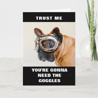 Tarjeta Aniversario del perro/Jubilación/Tarjeta de felici