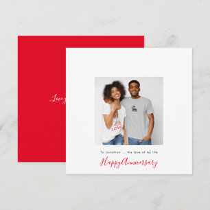 Tarjeta Aniversario del Personalizado del Asociado de Nego