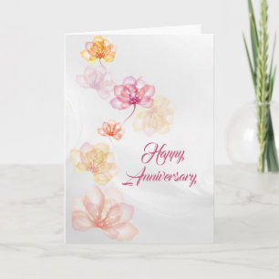 Tarjeta Aniversario Del Resumen Blanco