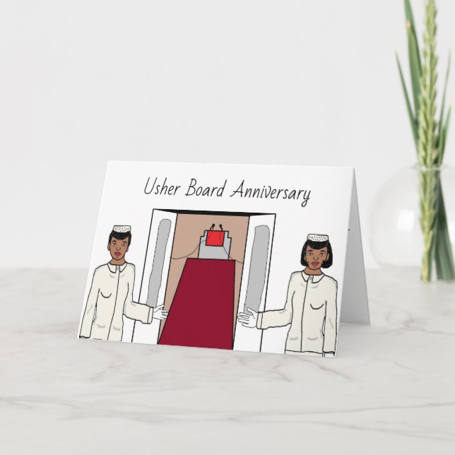 Tarjeta Aniversario del tablero de Usher (Anverso)