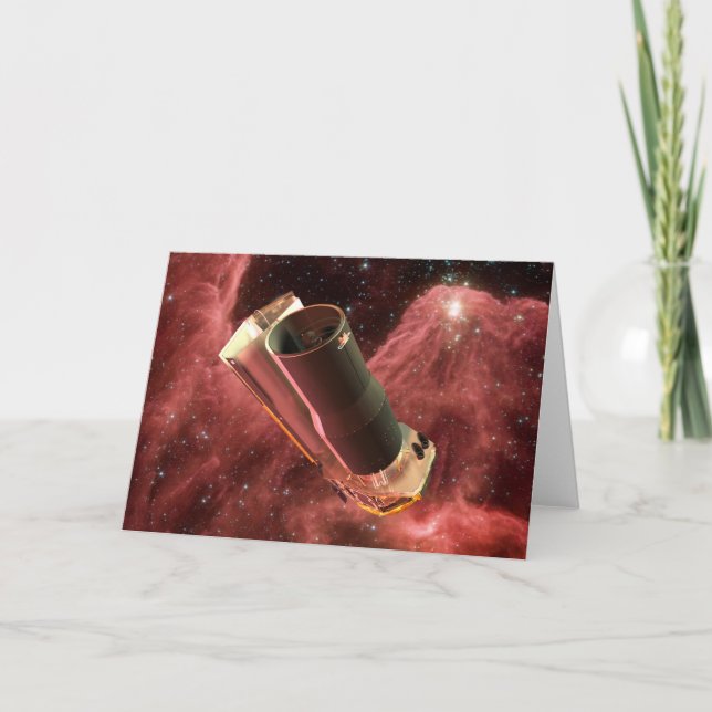 Tarjeta Aniversario del telescopio espacial Spitzer (Anverso)