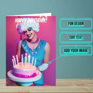 Tarjeta Aniversario divertidísimo de la Reina del Arrayo S
