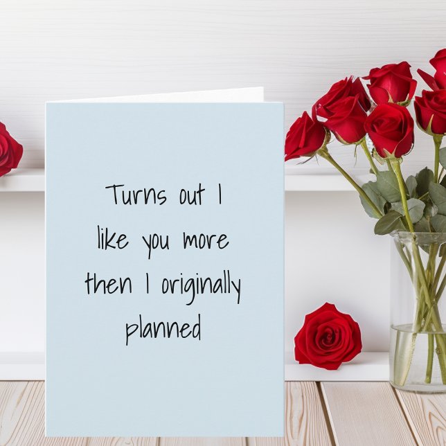 Tarjeta Aniversario divertido Amor cumpleaños San Valentín (Subido por el creador)